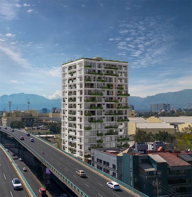 Vista del edifico de la constructora GDC Desarrollos