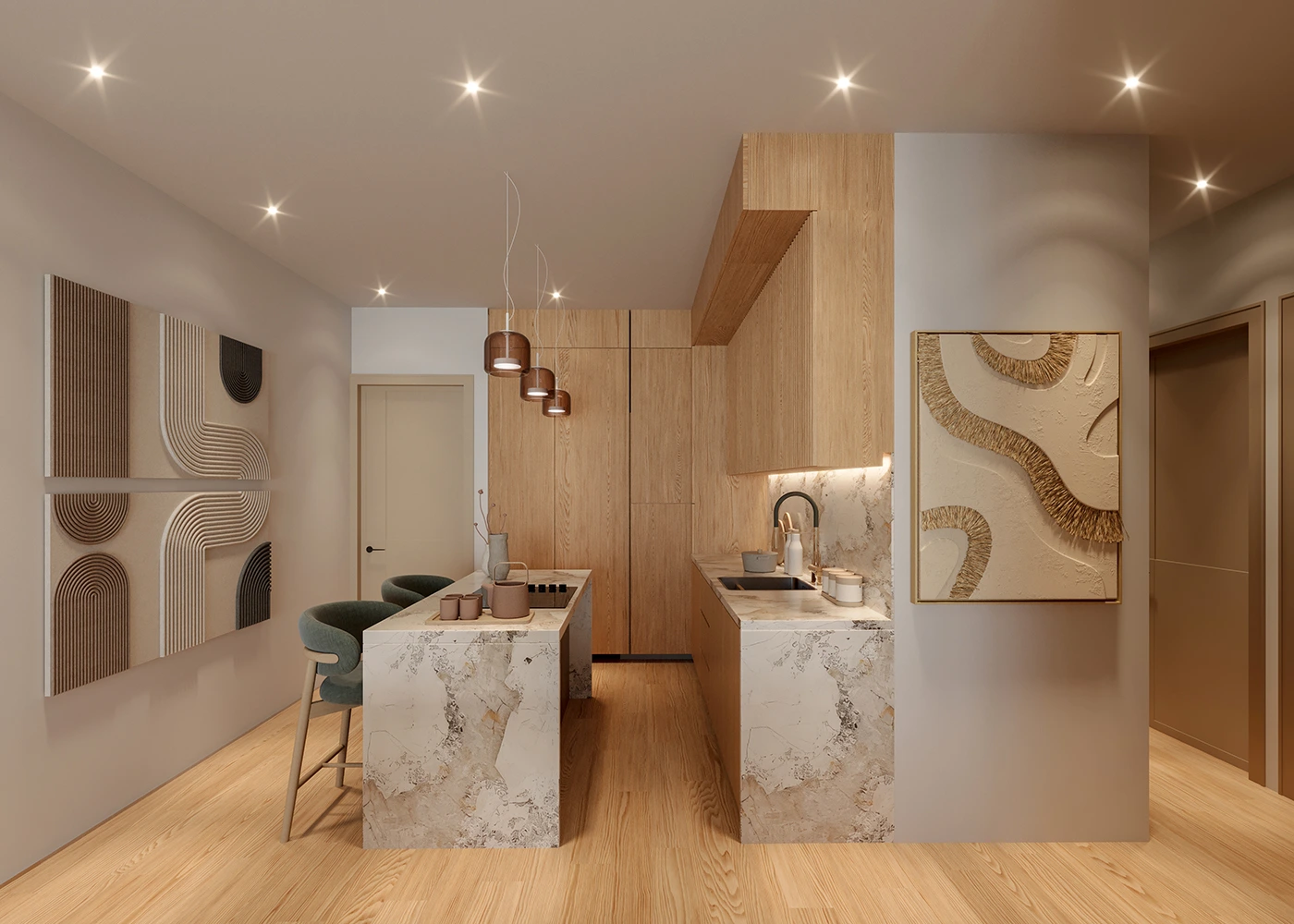 Vista del render de la constructora GDC Desarrollos